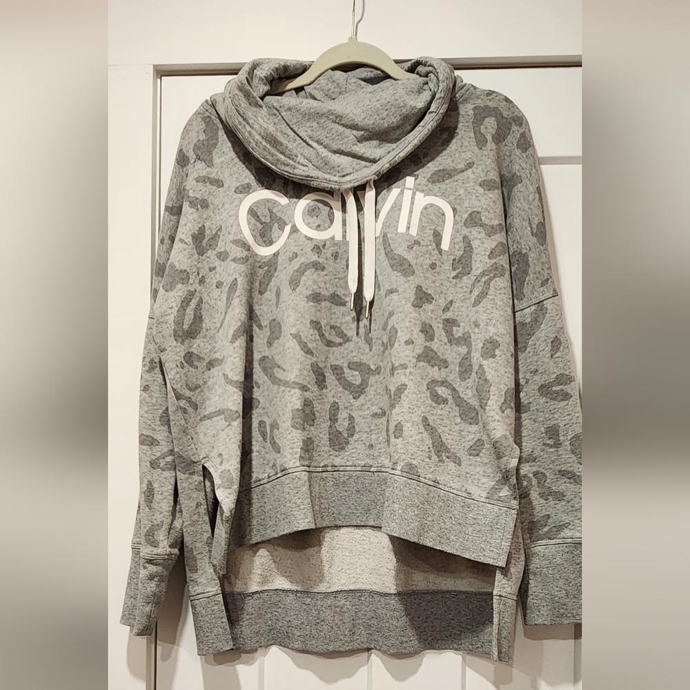 Calvin Klein Light Gray Logo Pullover